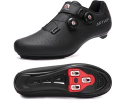 Fietsschoenen voor Heren en Vrouwen - Compatible met Look Delta en Shimano SPD Cleats - Geschikt voor Wegfietsen en MTB - Rijwiel Schoenen voor Indoor en Outdoor