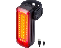 BBB Cycling Signal Pro 250 Lumen Achterlicht Fiets - Brandtijd: 21 Uur - IPX7 Waterdicht - Fietsverlichting USB C Oplaadbaar - Racefiets Verlichting - BLS-168