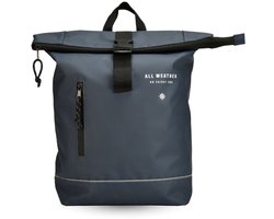 Fietsrugzak Blauw - Enkele Fietstas - Fiets Rugtas met Haken - Laptopvak - Reflecterende Strepen