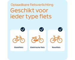 AXA Niteline 550 fietsverlichting set – Oplaadbare LED fietsverlichting voor- en achterlicht – USB‑C – krachtige verlichting voor maximale zichtbaarheid