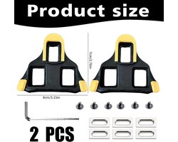 Duurzame en Antislip SPD Cleats voor Fietsschoenen, Hoogwaardige Compatibiliteit met Shimano, Set van 2 voor Optimale Prestaties