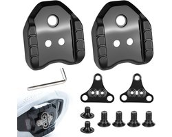 SnelShoppen - Bicycle Cleats Adapter 2 Stuks - Compatibel met SPD Plate Adapter SM-SH41 - Fiets Schoen Cleat Converter voor Wegfiets en MTB Pedalen -