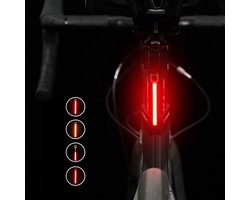 Fietsachterlicht, USB oplaadbaar fietsachterlicht, waarschuwingslicht - rood licht