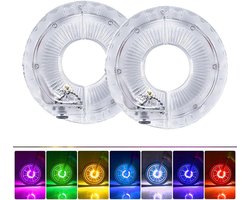 Fietsverlichting - 2 Stuks - Spaakverlichting Fiets - 7 Kleuren - USB Oplaadbaar - Spaakverlichting Met Bewegingssensor - LED Fietswiel Spaak Licht - Wiel Verlichting - Fietslampjes LED - Waterdicht - Fietslichtjes - Wiellampjes - Fiets Wieldecoratie