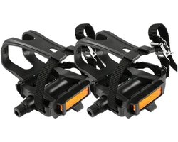 Fiets Pedalen - SPD Pedalen - Fietsen Onderdelen - Antislip Tandontwerp - 112x79mm - Zwart