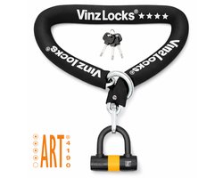 VINZ Trivor ART 4 Kettingslot - Scooterslot / Motorslot - ART 4 Slot Motor, Scooter & Fiets - 120cm