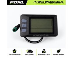 FONL Fatbike Display Versie 1.0 - Geschikt voor Ouxi - Dashboard voor Elektrische Fiets