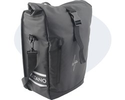 Voltano Journey Luxe Fietstas 28L - Zwart - Enkele Pakaftas - Laptopvak - Met Schouderband - Waterdicht - Met Extra E-bike Beugels